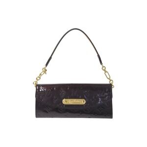 LOUIS VUITTON Vernis Sunset Boulevard Handbag Amaranth Purple Enamel